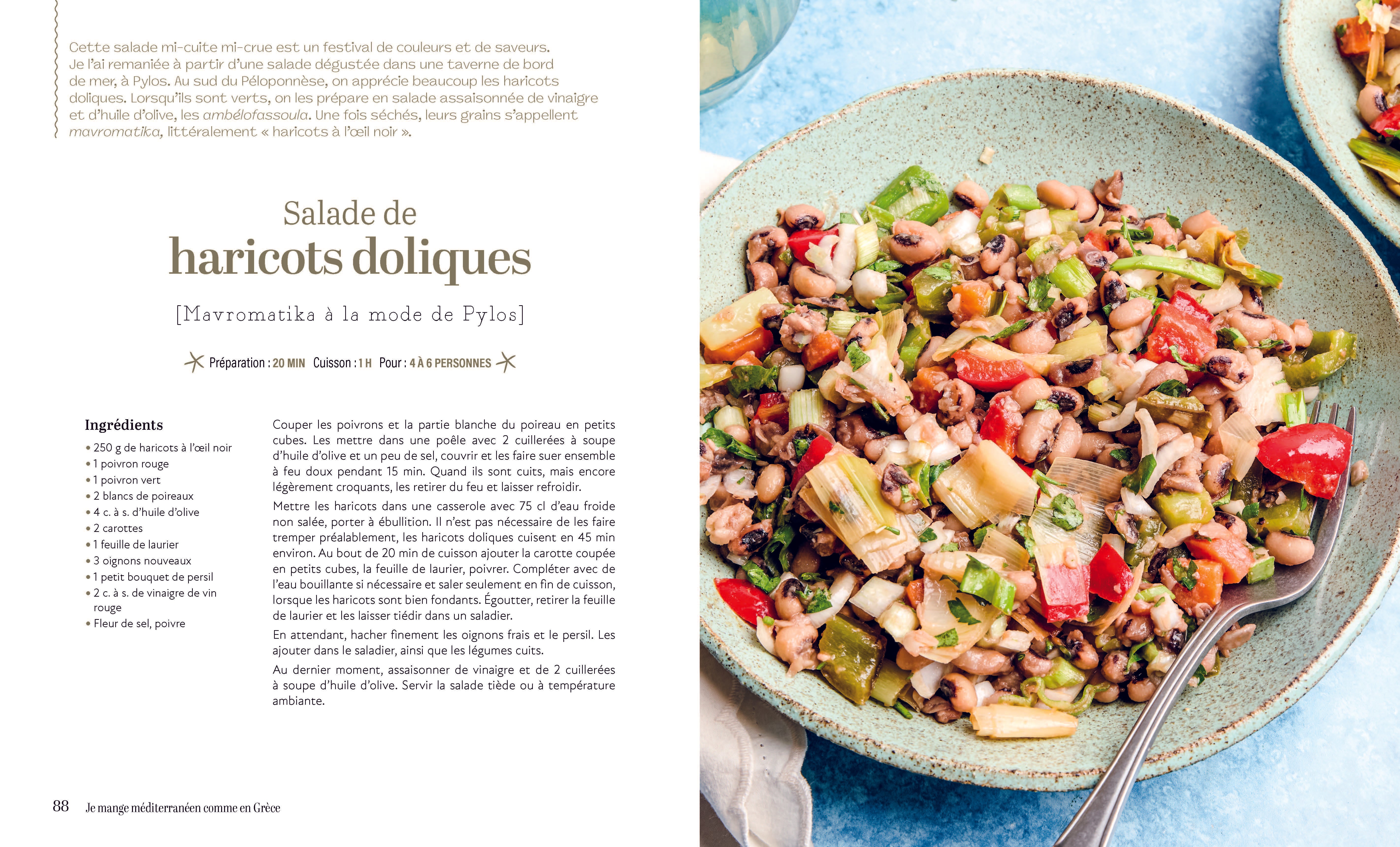 Je mange méditerranéen comme en Grèce