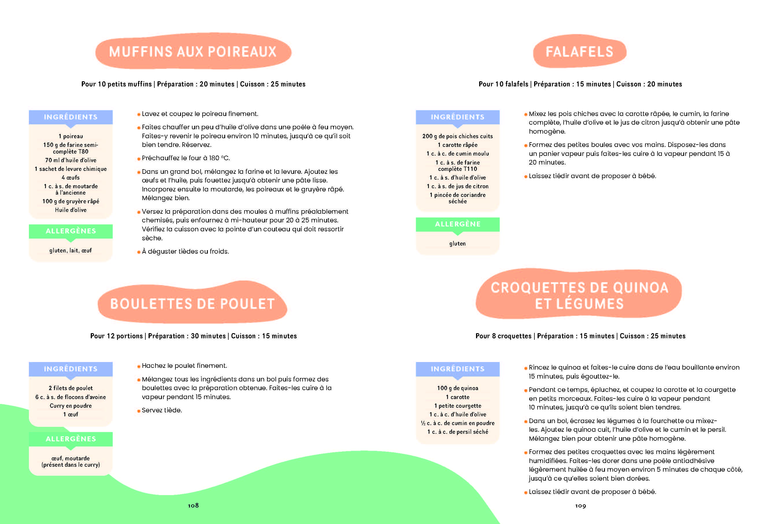 Purées ou morceaux ?