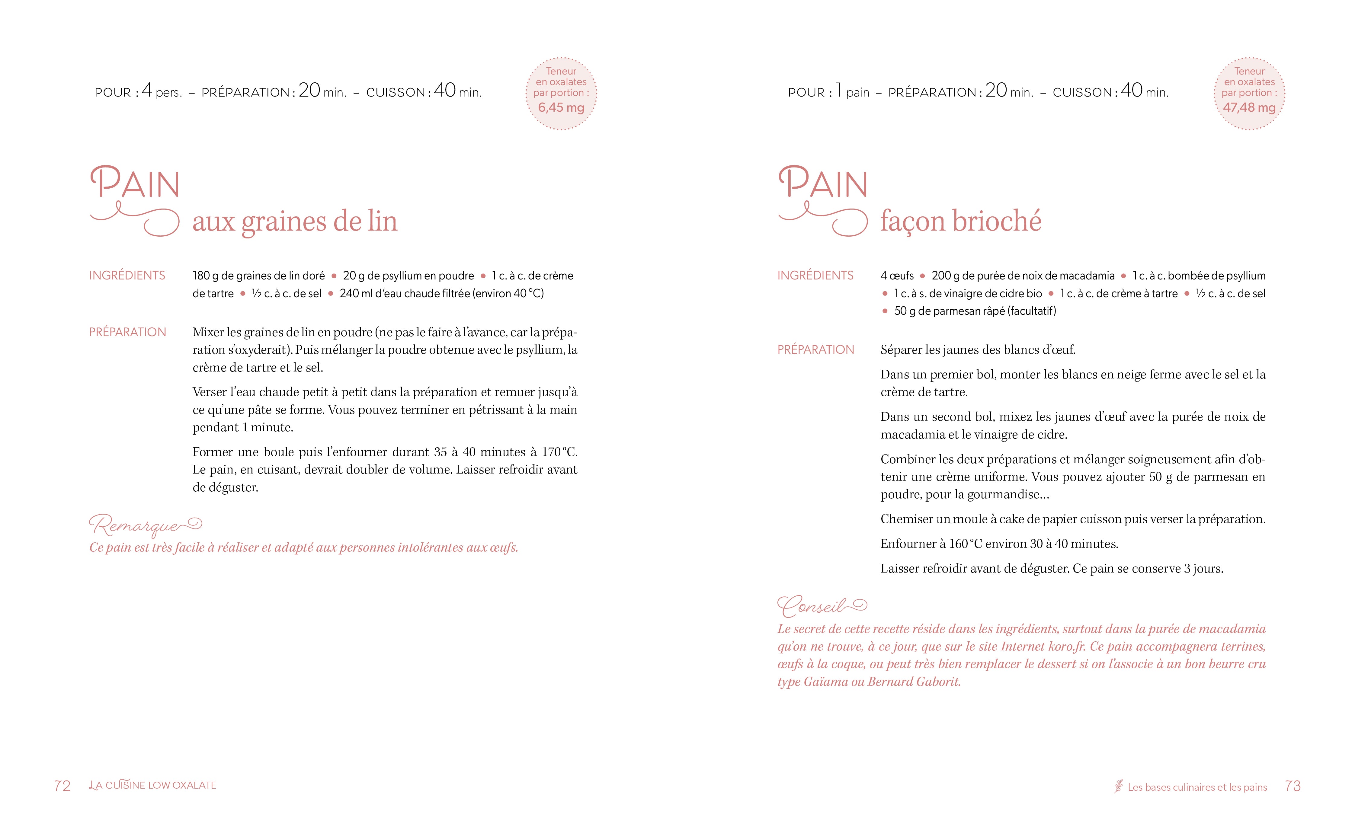 La cuisine low oxalate