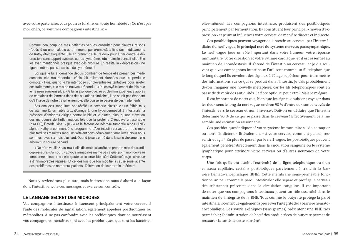 L'axe intestin cerveau