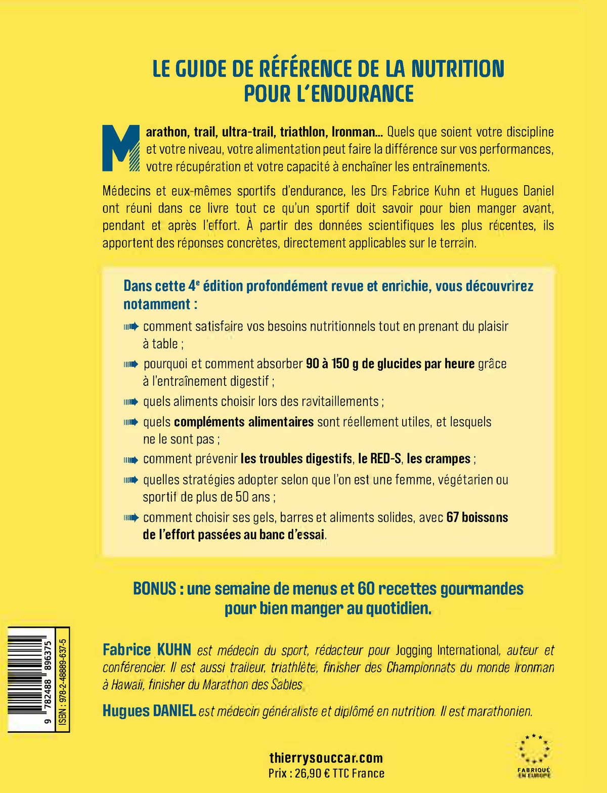 Nutrition de l'endurance (Nouvelle édition)
