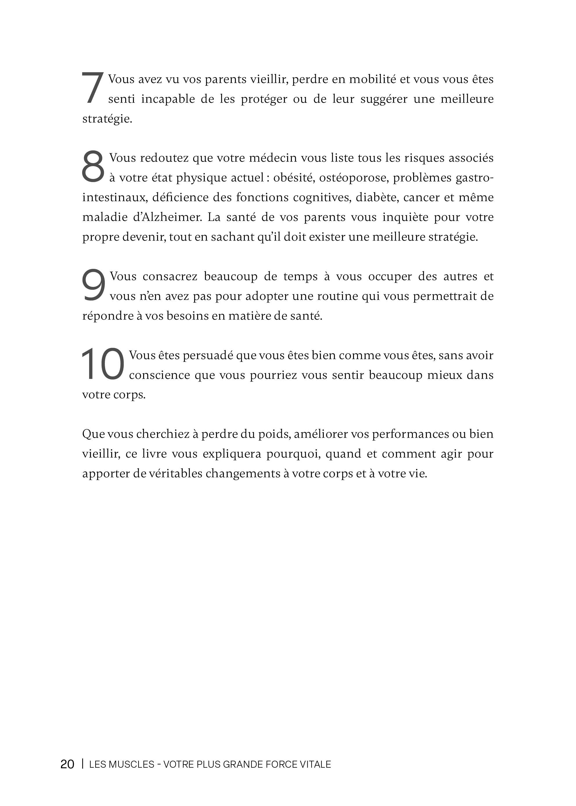 Les muscles - Votre plus grande force vitale