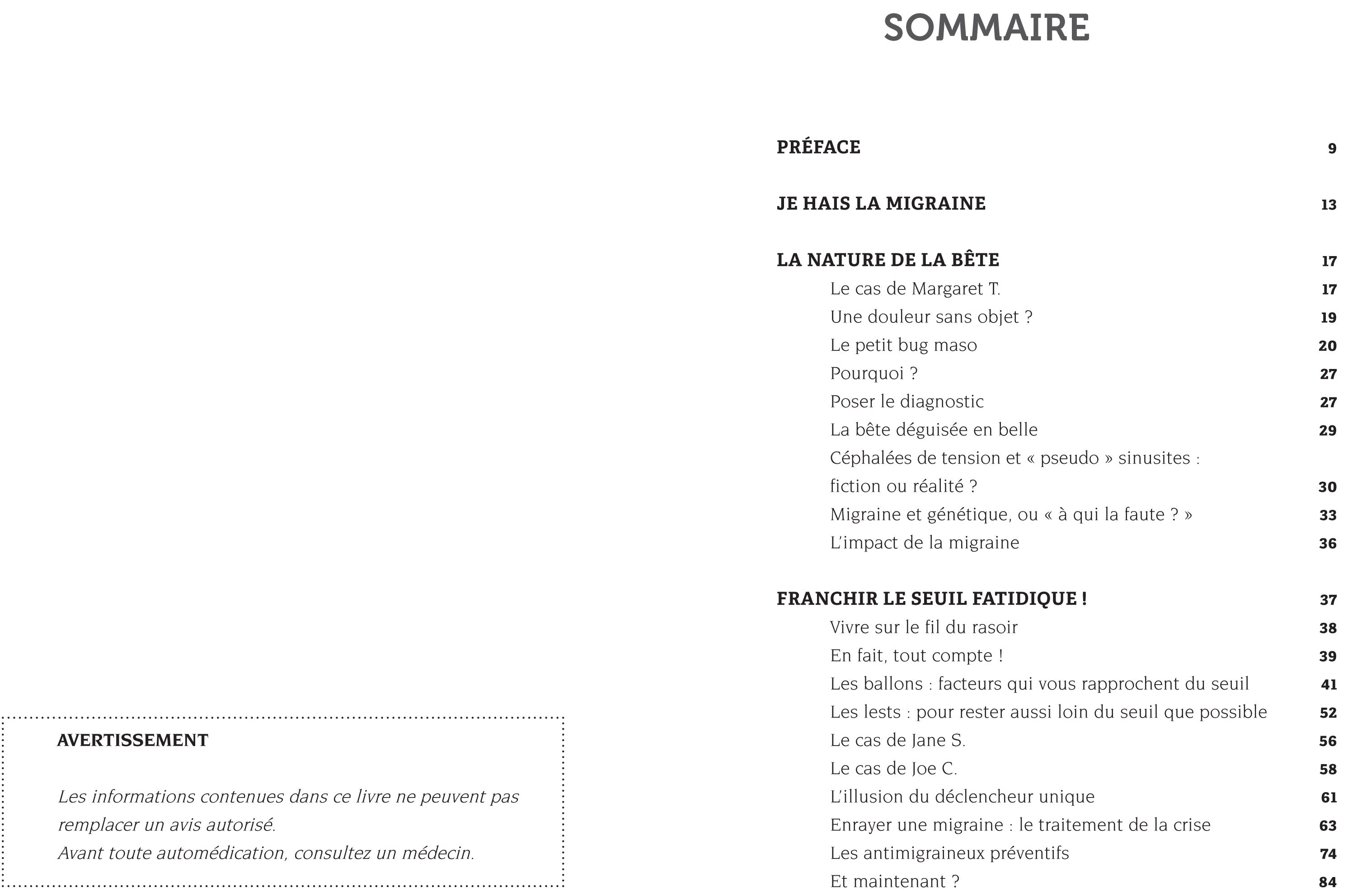 En finir avec la migraine
