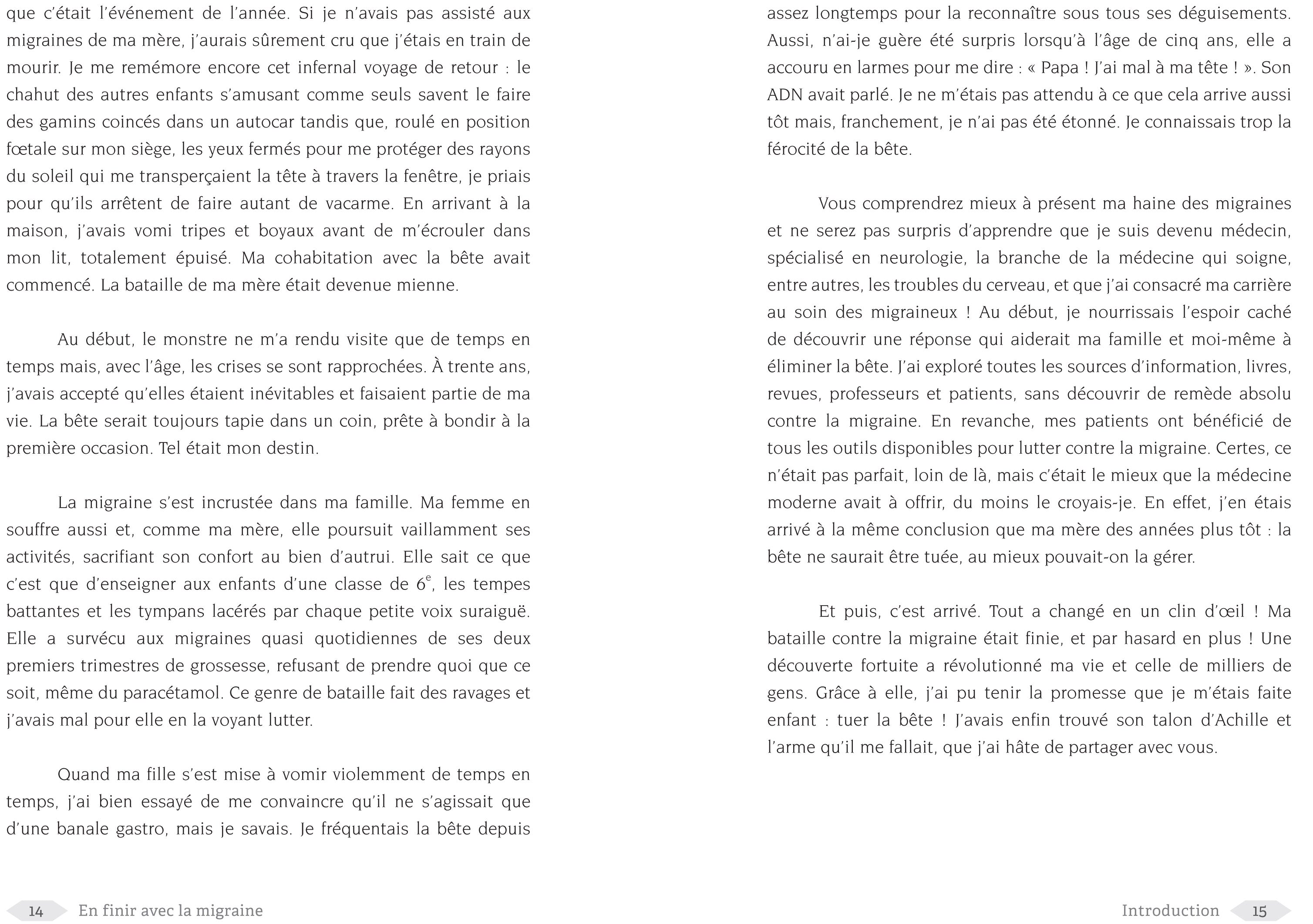 En finir avec la migraine