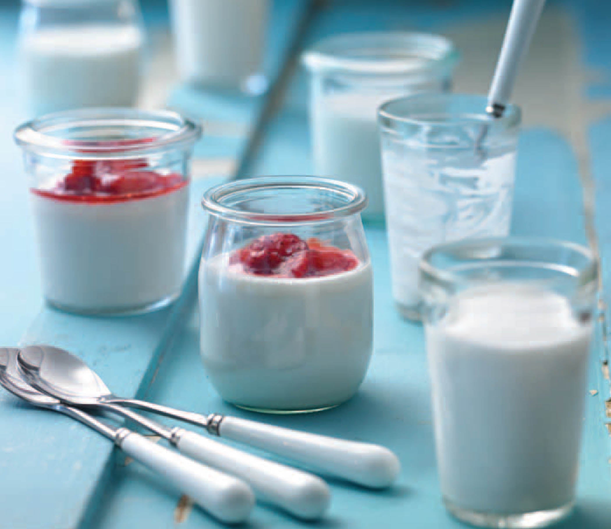 Panna cotta au lait de coco et son confit de pommes