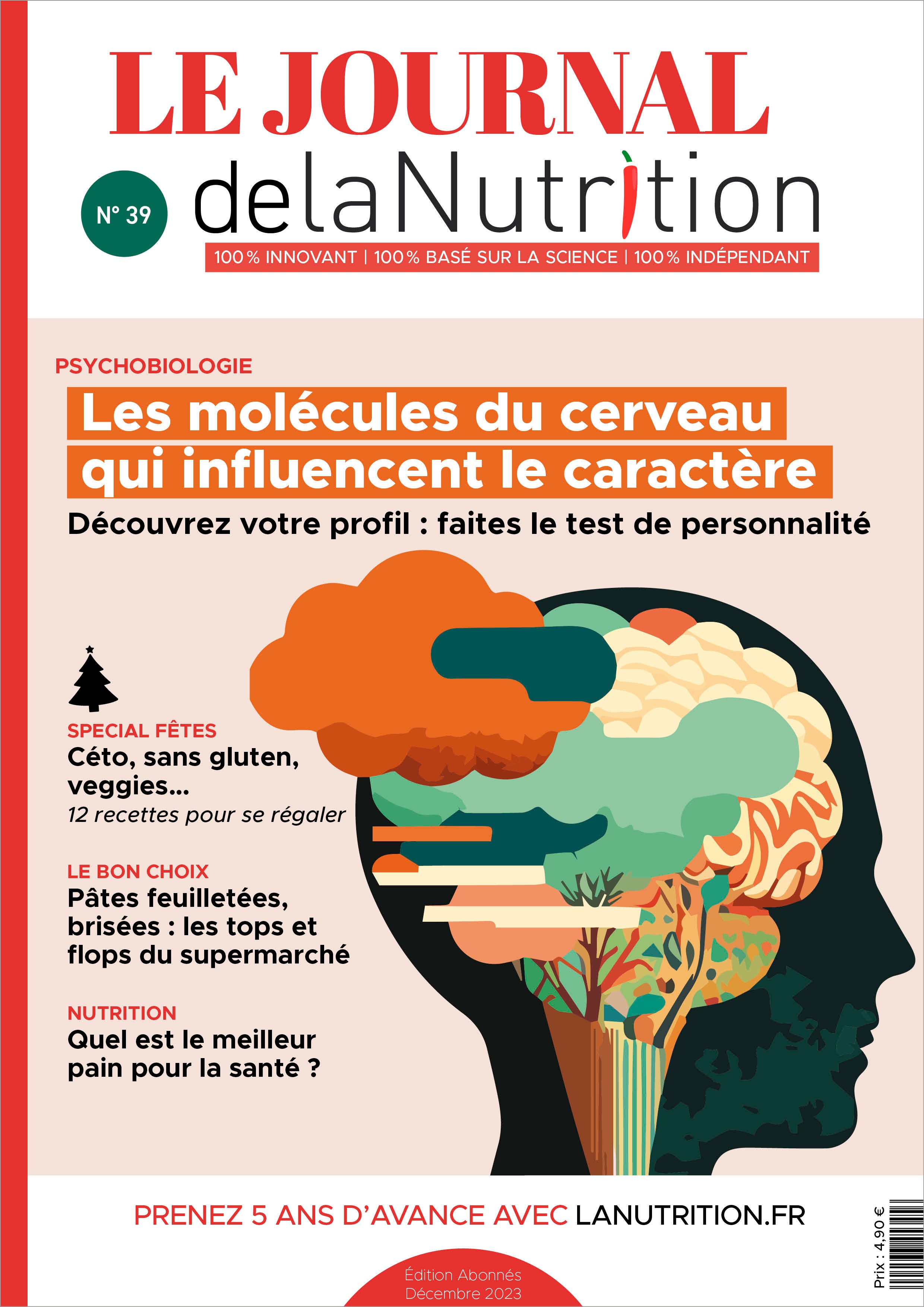 LE JOURNAL DE LANUTRITION N°39 DECEMBRE 2023 - E-MAGAZINE (FORMAT PDF) Lanutrition.fr