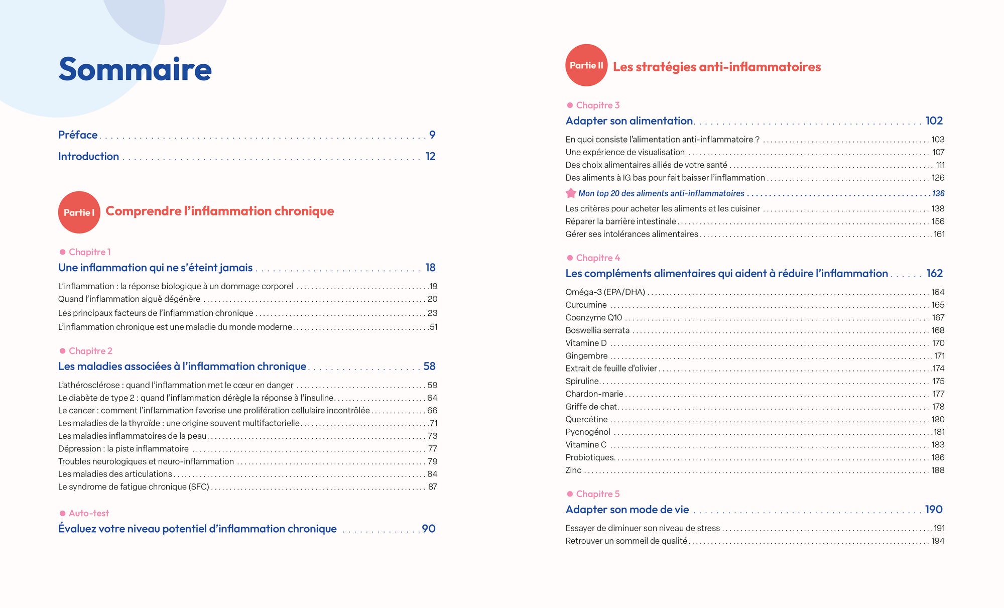 Livre Le guide complet de l'alimentation anti-inflammatoire Wilfried