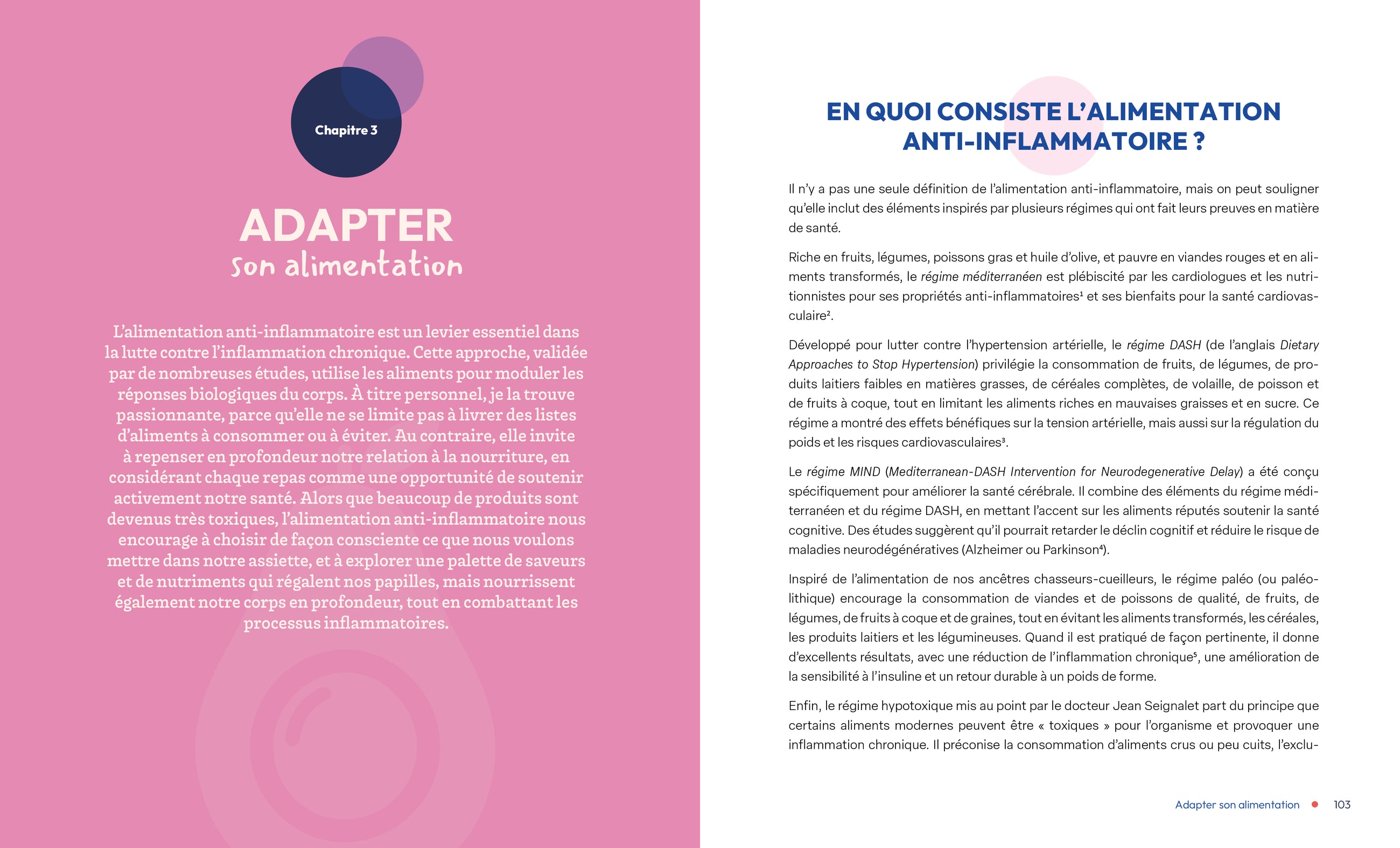 Livre Le guide complet de l'alimentation anti-inflammatoire Wilfried