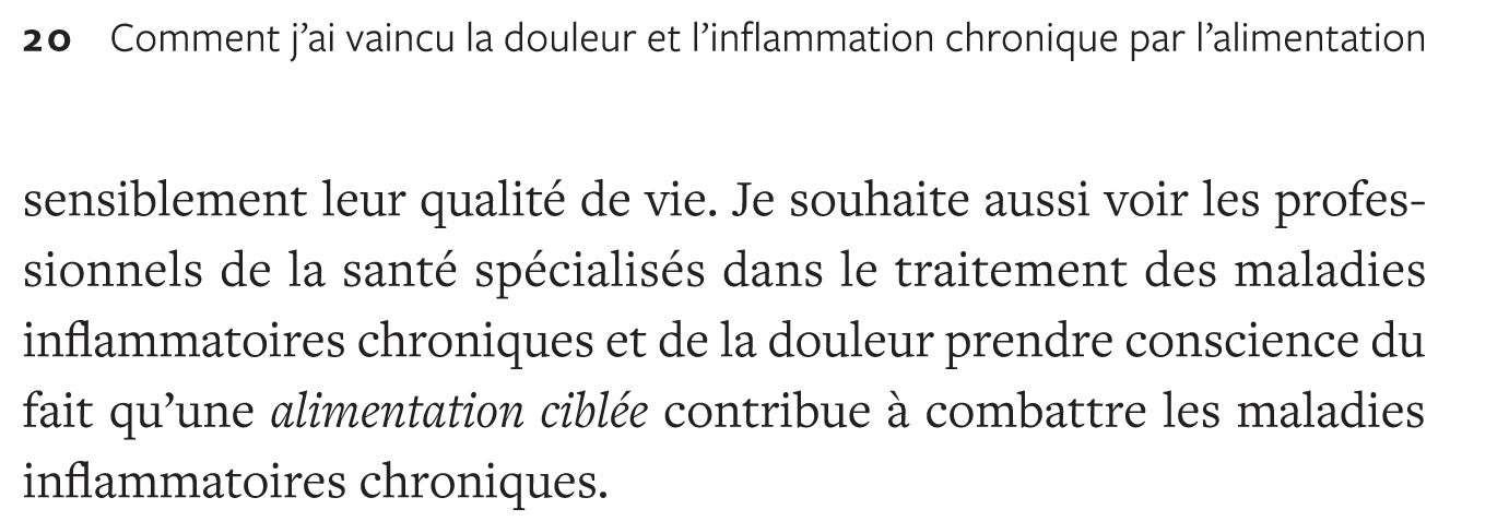 Comment j'ai vaincu la douleur et l'inflammation chronique par l'alimentation