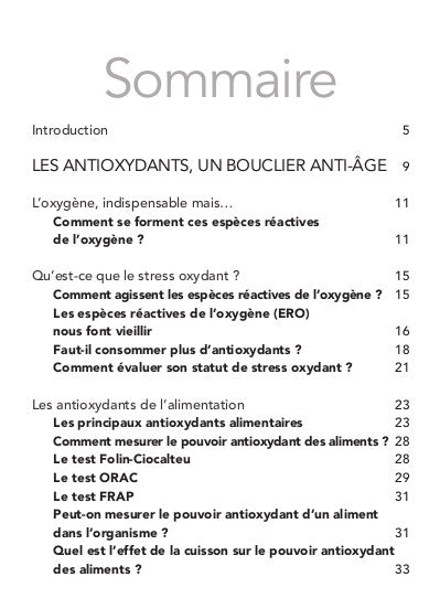 Guide des aliments antioxydants