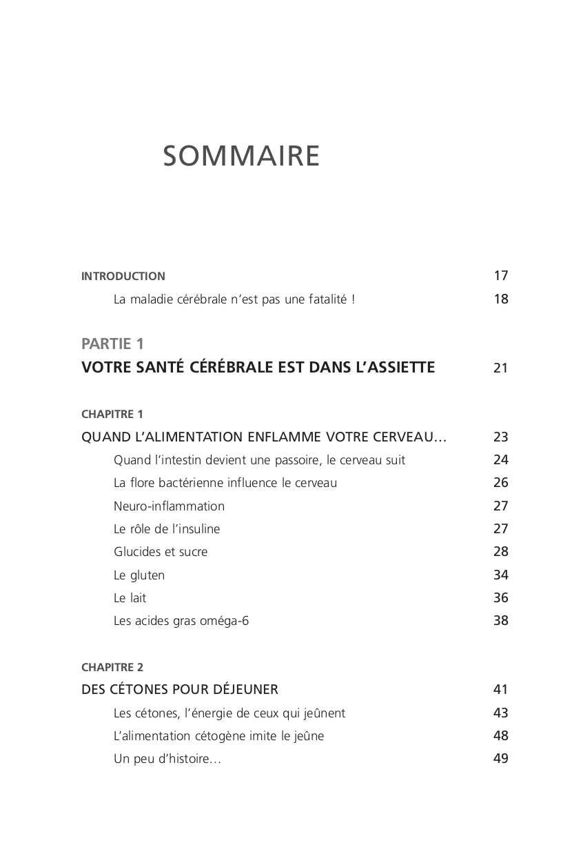 Le régime cetogene pour votre cerveau