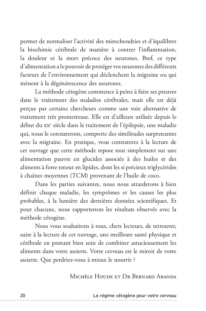 Le régime cetogene pour votre cerveau