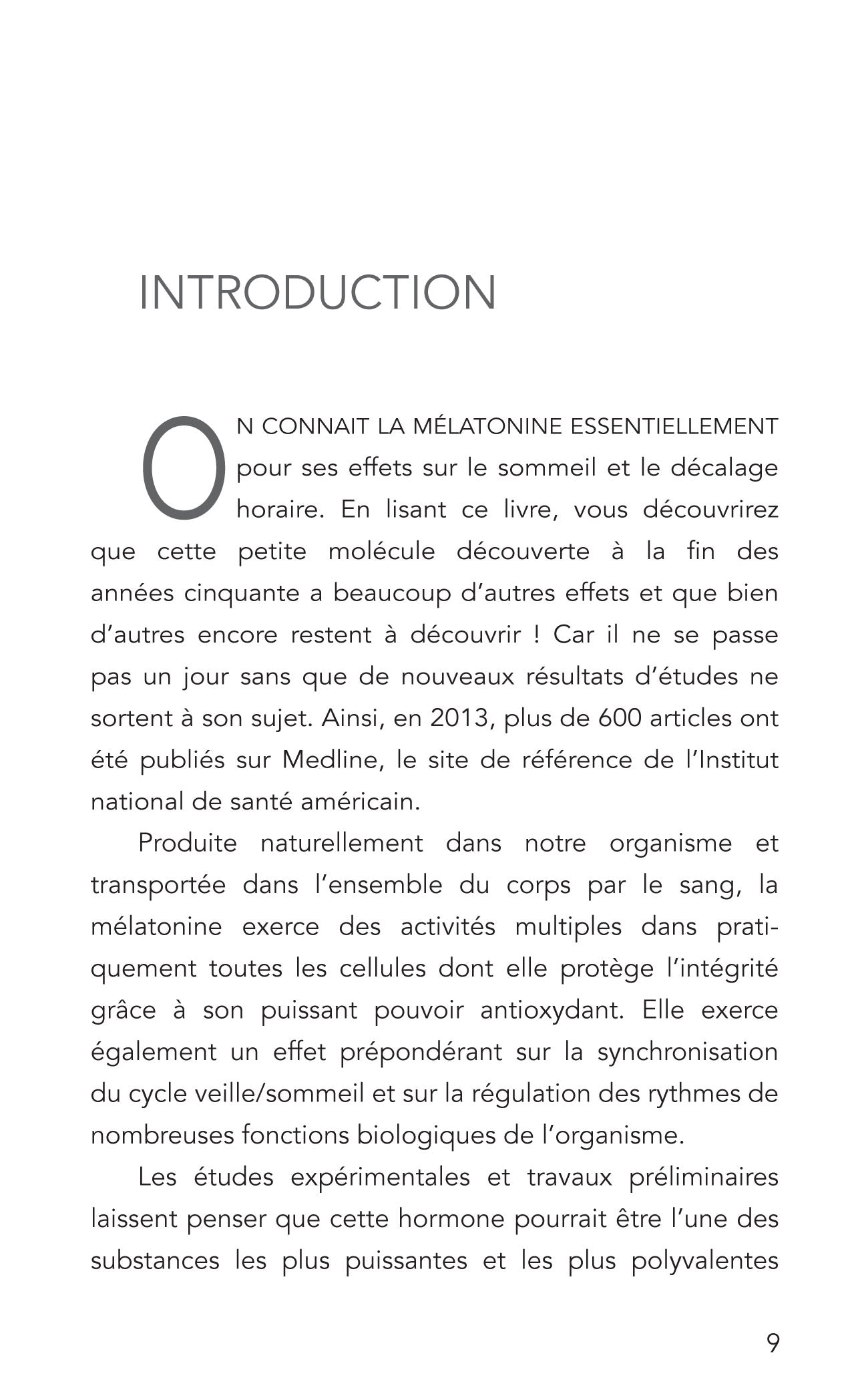 Indispensable melatonine